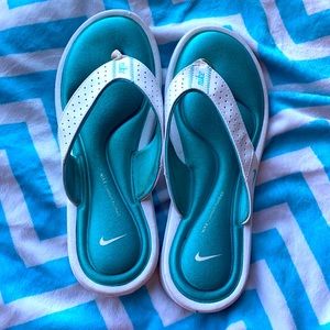 Teal Athletic Sandals